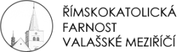Logo Pořad bohoslužeb - Římskokatolické farnosti ŘKF Valašské Meziříčí, ŘKF Lešná